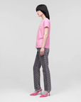 KARL LAGERFELD T-SHIRT FUTURE LOGO CANDY PINK