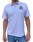 LA JUNGLA POLO HOMBRE GRIS - textil