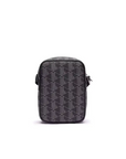 LACOSTE BOLSO BANDOLERA MONOGRAMA ESTAMPADO NEGRO - TALLA ÚNICA