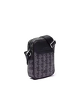 LACOSTE BOLSO BANDOLERA MONOGRAMA ESTAMPADO NEGRO - TALLA ÚNICA