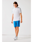 LACOSTE SHORT SLEEVED RIBBED COLLAR SHIRT