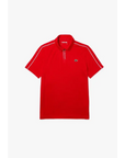 LACOSTE SHORT SLEEVED RIBBED COLLAR SHIRT