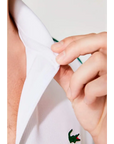 LACOSTE SHORT SLEEVED RIBBED COLLAR SHIRT