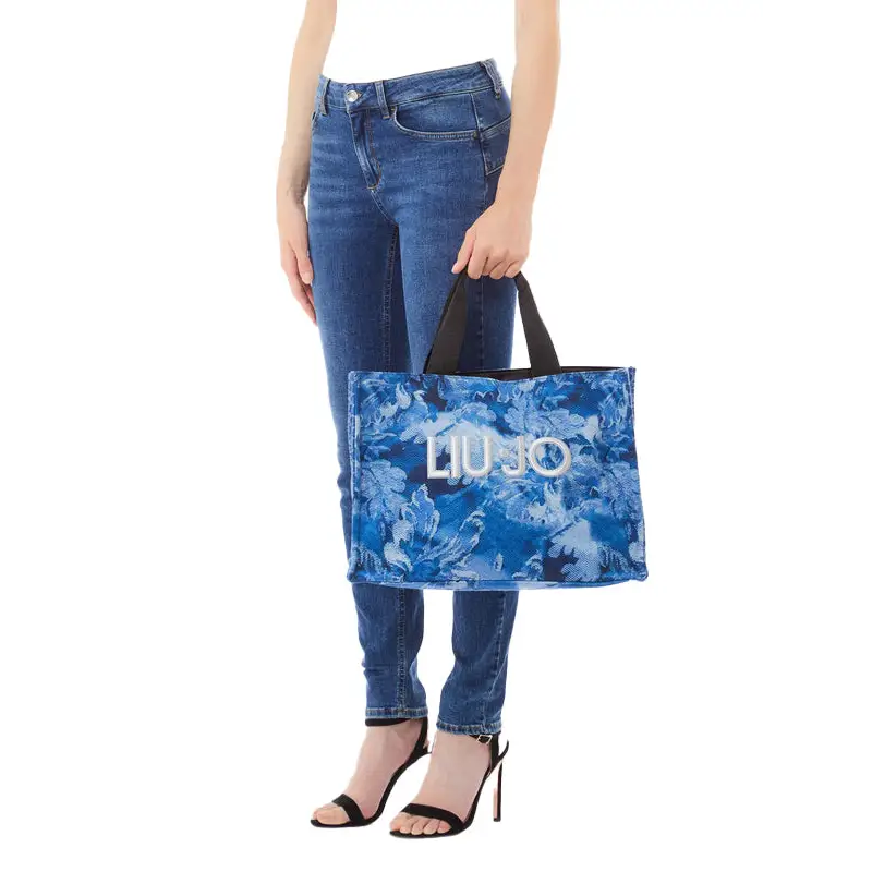 LIU JO BAG DENIM FLOWERS - TALLA ÚNICA / SIN c