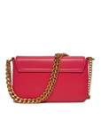 LIU JO BANDOLERA DE CADENA CON LOGO MAGENTA - TALLA ÚNICA