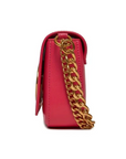 LIU JO BANDOLERA DE CADENA CON LOGO MAGENTA - TALLA ÚNICA