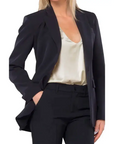 LIU JO BLAZER DE SOLAPA ITALIANA NEGRO