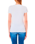 LIU JO CAMISETA DE MANGA CORTA BLANCA CON FLORES