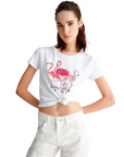 LIU JO CAMISETA DE MANGA CORTA FLAMINGO