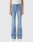 LIU JO ECS PANTS AUTHENTIC BEAT H W DENIM BLUE LONG