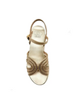 LIU JO | FRIDA 35 - SANDAL METALLIC MATTE GO