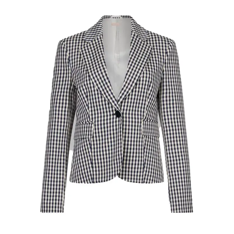 LIU JO JACKET MIC.VICHY BCO/BLU