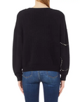 LIU JO JERSEY CON DETALLE DE CRISTALES NEGRO