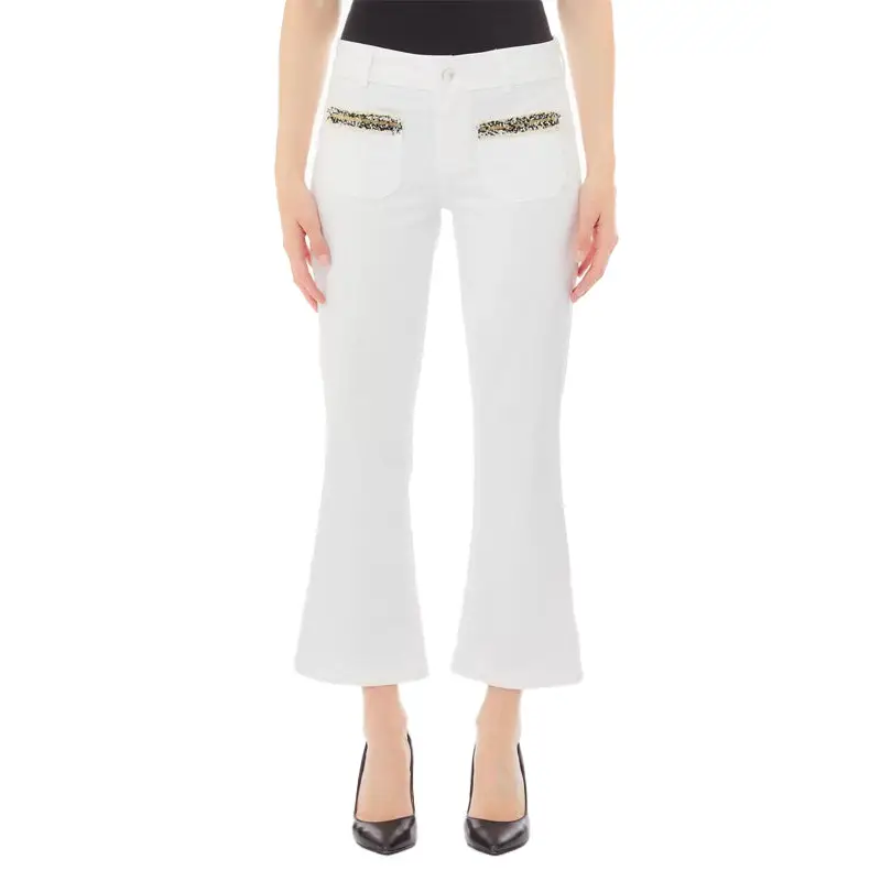 LIU JO PANTS BIANCO LANA