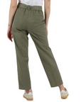 LIU JO PANTS GREEN MOSS