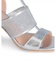 LIU JO SANDALIAS DE TACÓN VIOLET 08 PLATA