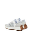 LIU JO SNEAKER COW SUEDE/LUREX MESH PURITY BLANCO