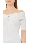 LIU JO SWEATER BIANCO LANA