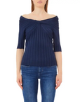 LIU JO SWEATER BLU NAVY