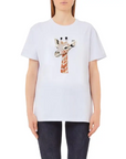 LIU JO T-SHIRT BIANCO GIRAFFE LIUJO