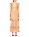 LIU JO VESTIDO DE PUNTO DORADO