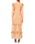 LIU JO VESTIDO DE PUNTO DORADO