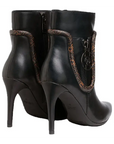 LIU JO VICKIE 117 ANKLE BOOT BLACK/BROWN