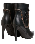 LIU JO VICKIE 117 ANKLE BOOT BLACK/BROWN
