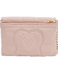 LOVE MOCHINO BANDOLERA ACOLCHADA NUDE - TALLA ÚNICA