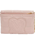 LOVE MOCHINO BANDOLERA ACOLCHADA NUDE - TALLA ÚNICA