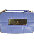 LOVE MOSCHINO BANDOLERA ACOLCHADA AZUL GLICINE - TALLA ÚNICA