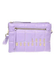 LOVE MOSCHINO BANDOLERA ACOLCHADA LILLA - TALLA ÚNICA