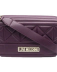 LOVE MOSCHINO BANDOLERA LILA ACOLCHADA - TALLA ÚNICA