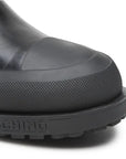 LOVE MOSCHINO BOTA ALTA BLACK CALF BLACK NYLON