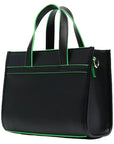 LOVE MOSCHINO MINI BOLSO NEGRO Y VERDE - TALLA ÚNICA