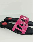 LOVE MOSCHINO SANDALIA FUXIA