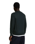 LYLE & SCOTT EAGLE MERINO CREW NECK JUMPER JET BLK