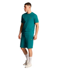 LYLE & SCOTT SWEAT SHORT COURT GREEN