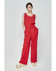 & ME PANTALÓN MIU ROJO