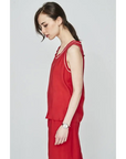 & ME TOP MIU ROJO