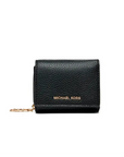 MICHAEL KORS BLACK LEATHER WALLET - TALLA ÚNICA