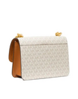 MICHAEL KORS BOLSO DE HOMBRO CANVAS MARFIL/MARRON - TALLA ÚNICA