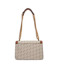 MICHAEL KORS BOLSO DE HOMBRO CANVAS MORENO - TALLA ÚNICA