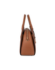 MICHAEL KORS BOLSO SATCHEL LAILA PEQUEÑO MARRON - TALLA ÚNICA