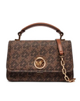 MICHAEL KORS DELANCEY BRN/LUGGAGE SM EW TH CHAIN - TALLA ÚNICA