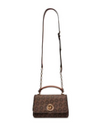 MICHAEL KORS DELANCEY BRN/LUGGAGE SM EW TH CHAIN - TALLA ÚNICA