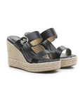 MICHAEL KORS LUCINDA WEDGE BLACK - CALZADO