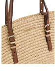 MICHAEL KORS SM FAN TOTE NAT/LUGG - TALLA ÚNICA / SIN c