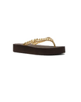MICHAEL KORS ZAZA FLIP FLOP BROWN