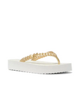MICHAEL KORS ZAZA FLIP FLOP CREAM